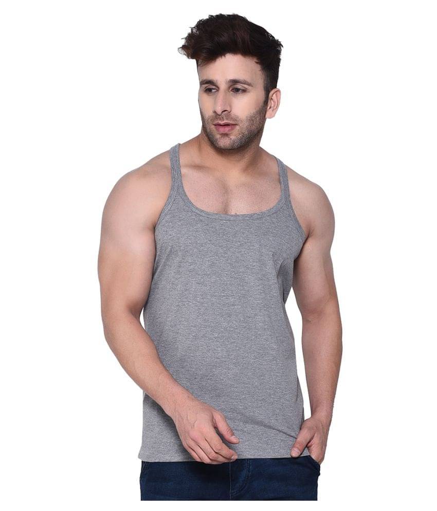 Tfurnish Silver Sleeveless Vests Single     			Tfurnish Silver Sleeveless Vests Single