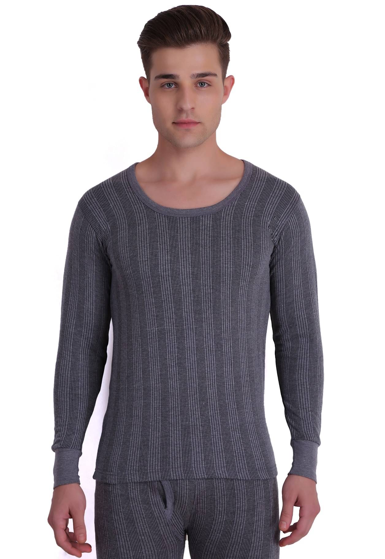     			TT Pack of 1 Cotton Blend Thermal Tops For Men's ( Dark grey )