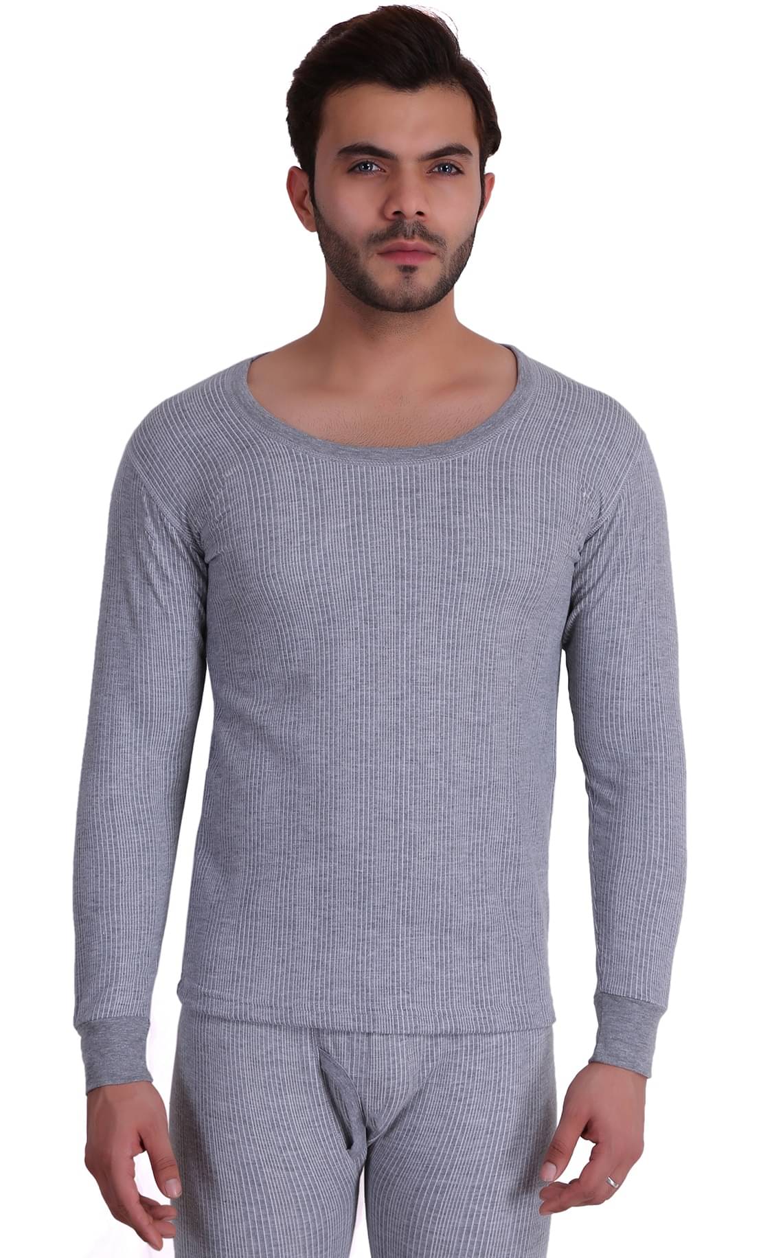 TT Pack of 1 Cotton Blend Thermal Tops For Men's ( Light Grey )     			TT Pack of 1 Cotton Blend Thermal Tops For Men's ( Light Grey )