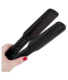 GLOBAL ART Ceramic Anti-Static Hair Straightener ( Flat Hair Iron 45W )