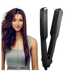 GLOBAL ART Slik Smooth Ceramic Hair Straightener ( 45W Travel Friendly )