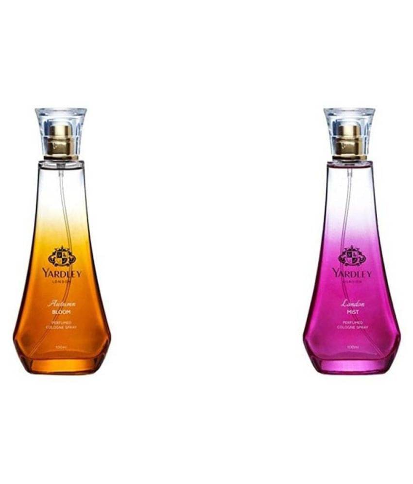     			Yardley  Autumn Bloom And London Mist Perfume - 200ml (Pack of 2, 100ml each)