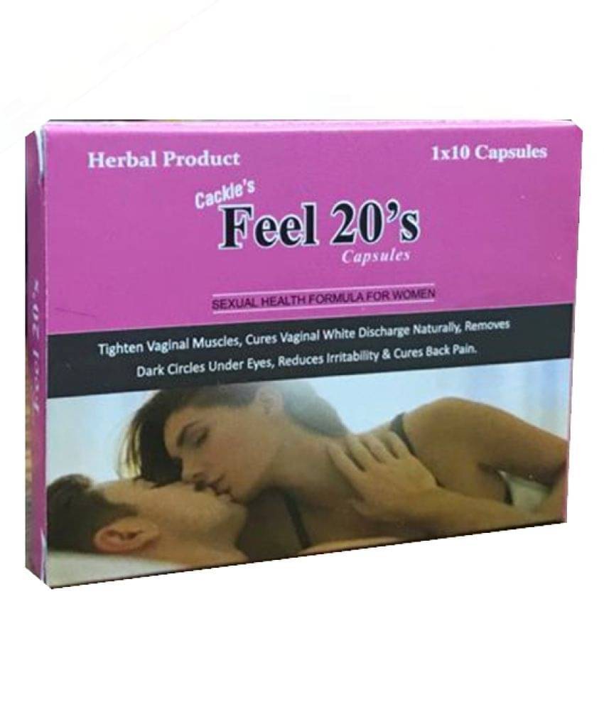 Cackle's Feel 20's Capsule for Women (10x3=30) Capsule 30 no.s Cackle's Feel 20's Capsule for Women (10x3=30) Capsule 30 no.s