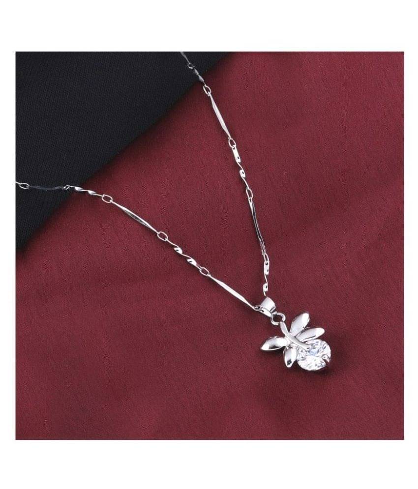 Silver Shine Gold Plated Chain ( Set of 1 ) Silver Shine Gold Plated Chain ( Set of 1 )