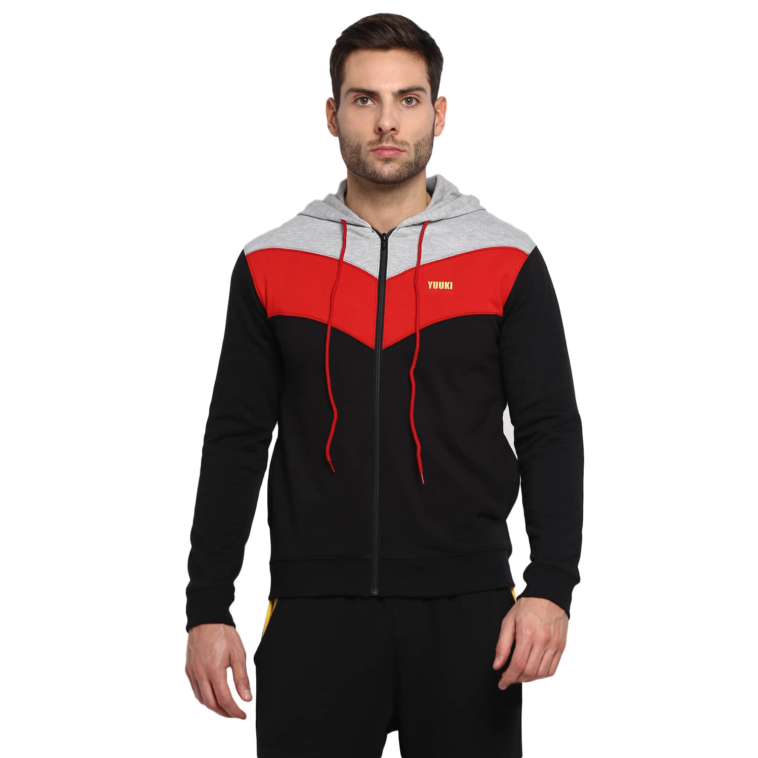 Dida Sportswear Black Polyester Viscose Terry Jacket Single Pack