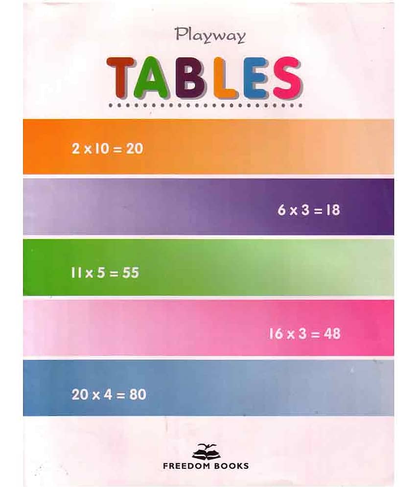 Playway Tables - Stationery | Buy online on ZillyBuy