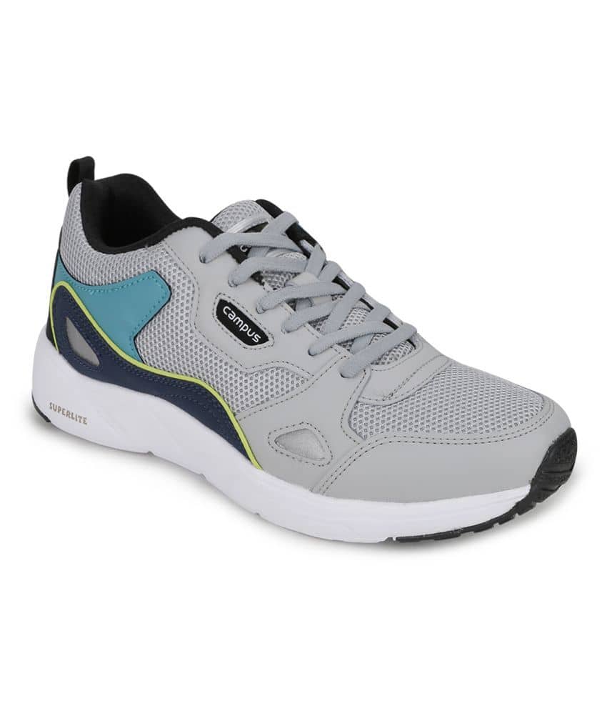 Campus WISDOM Grey Men's Sports Running Shoes - Sports Shoes | Buy online on ZillyBuy