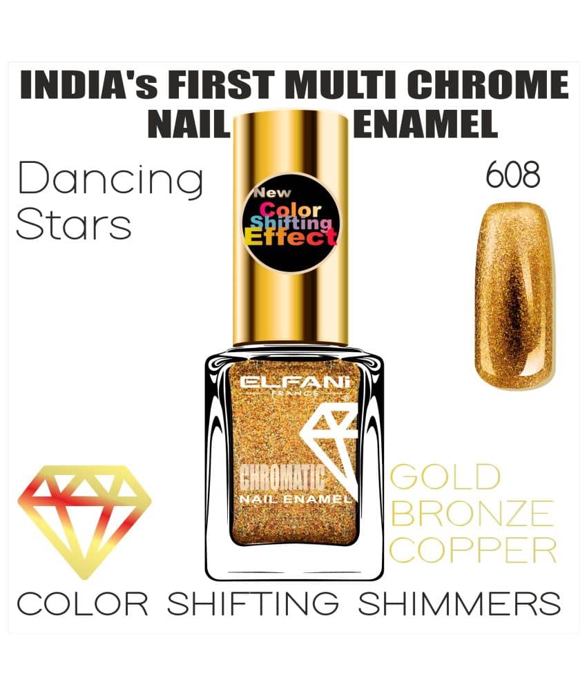 Elfani Nail Polish Multi Glitter 9 mL