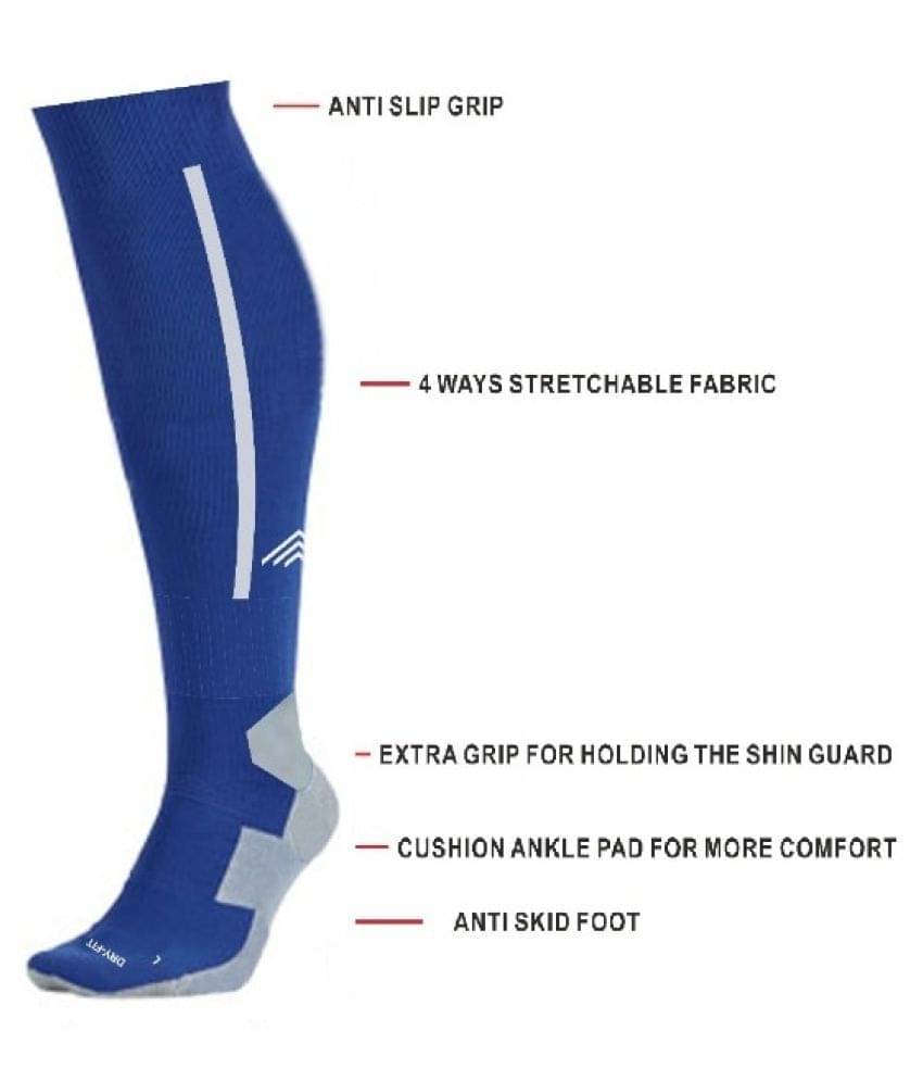     			Just Rider Navy Sports Football Socks Pack of 1