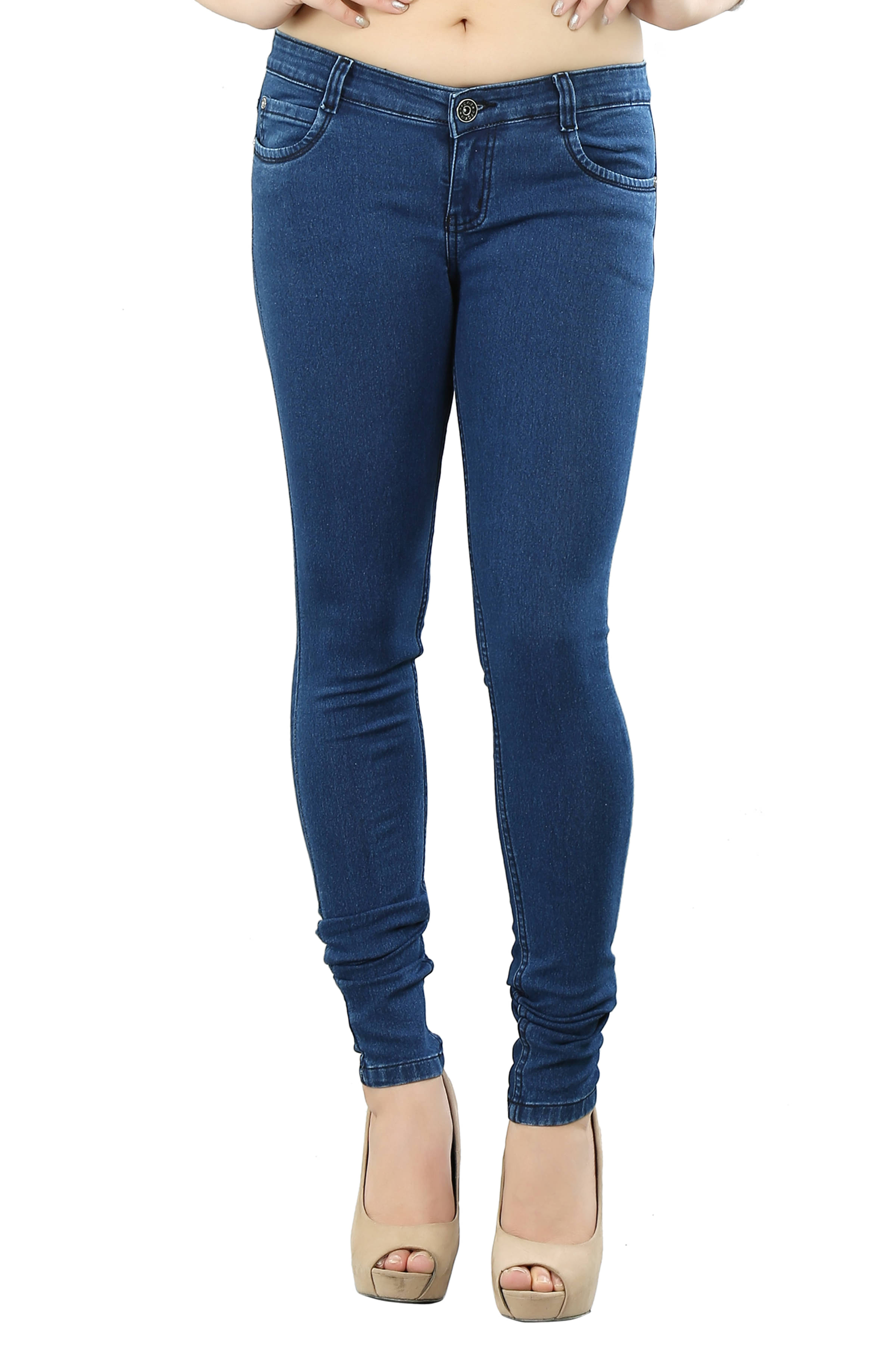     			FCK-3 Denim Lycra Jeans - Blue