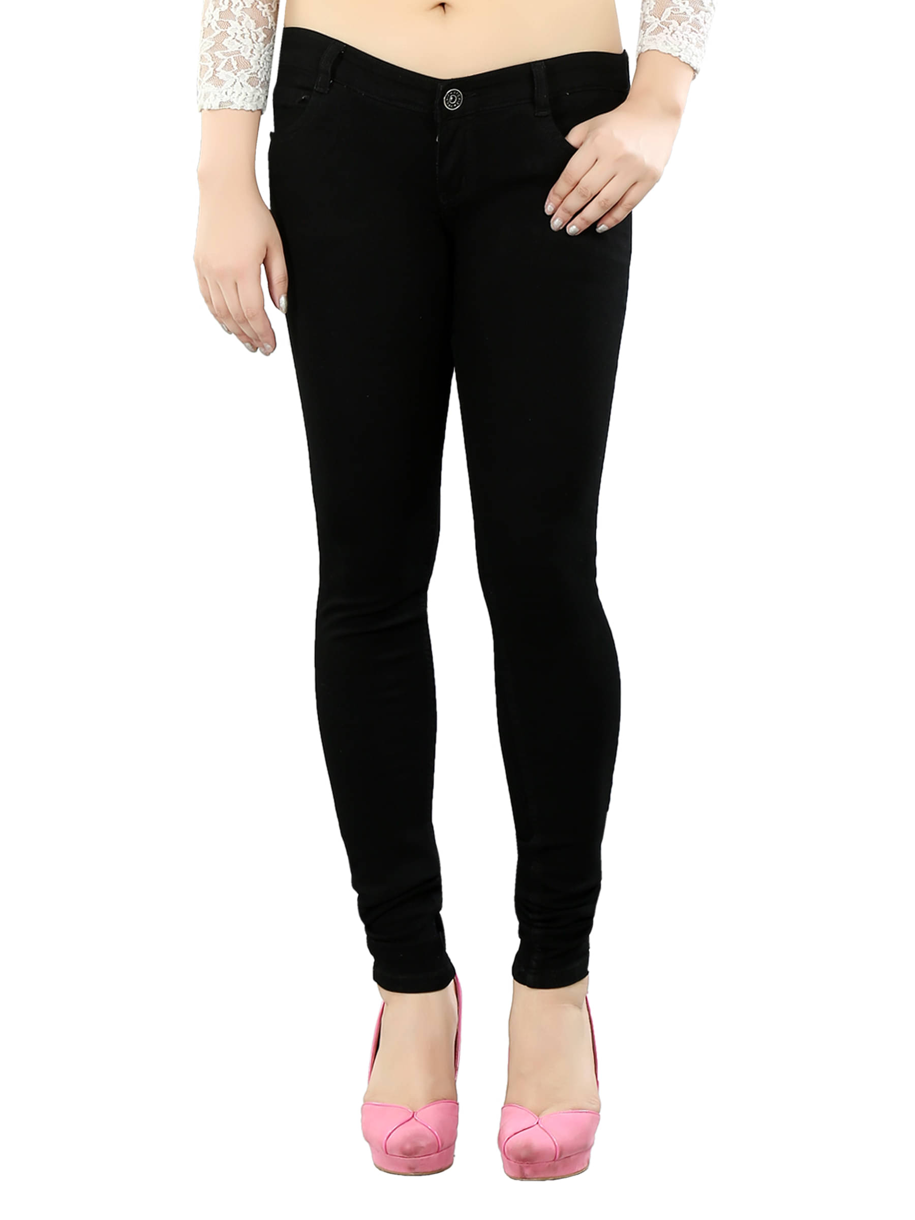     			FCK-3 Denim Lycra Jeans - Black