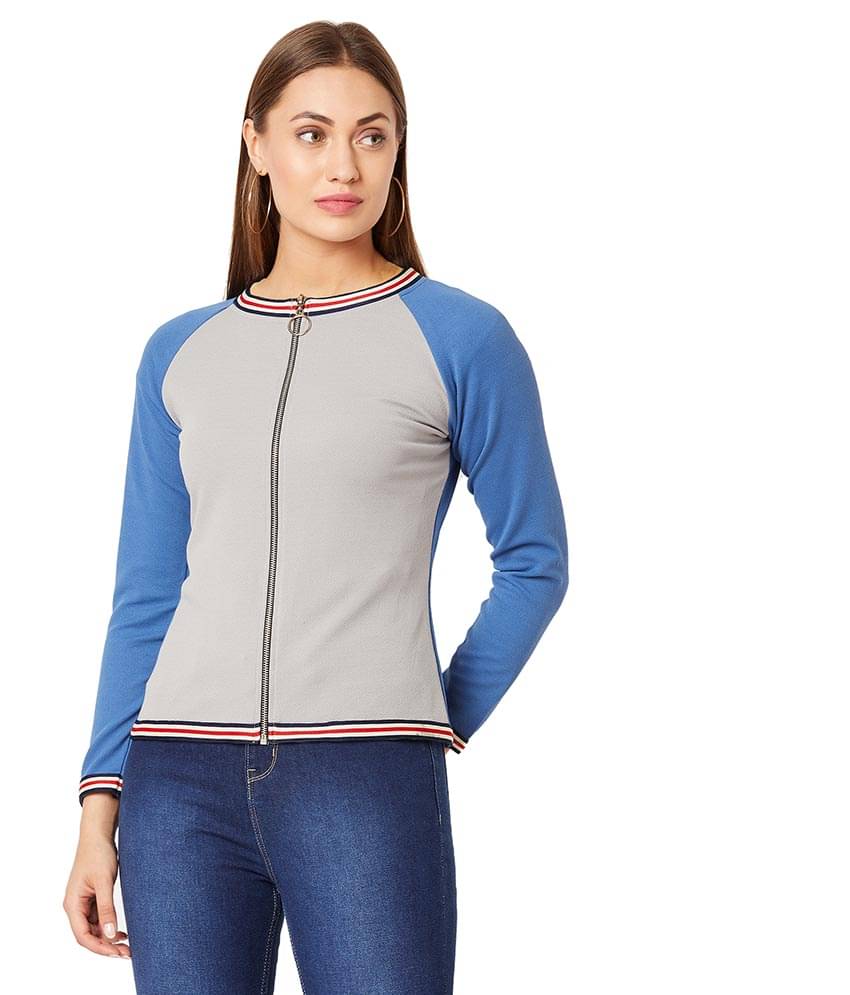     			Miss Chase Polyester Multi Color Jackets