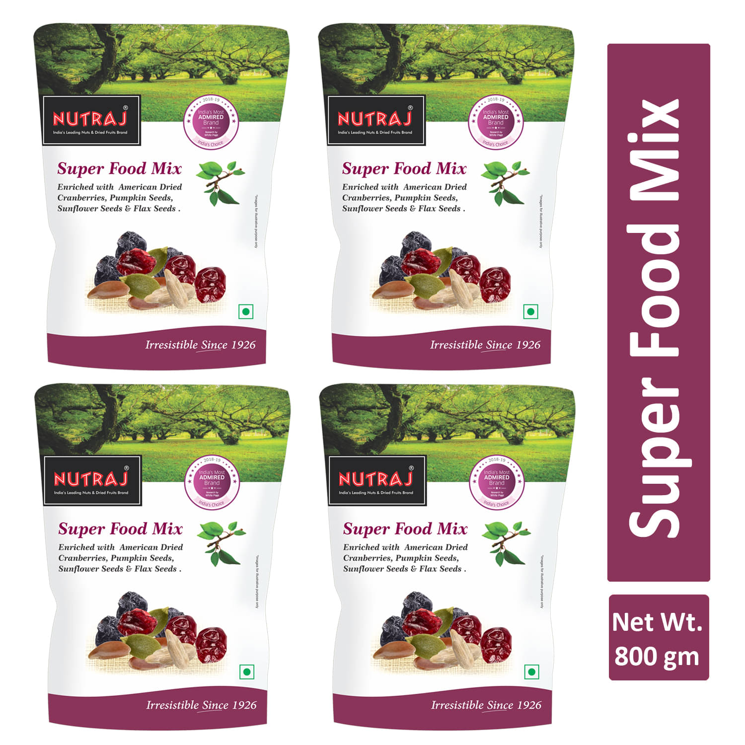 Nutraj Nutrition Food Mix 200g (200g X 4) Nutraj Nutrition Food Mix 200g (200g X 4)