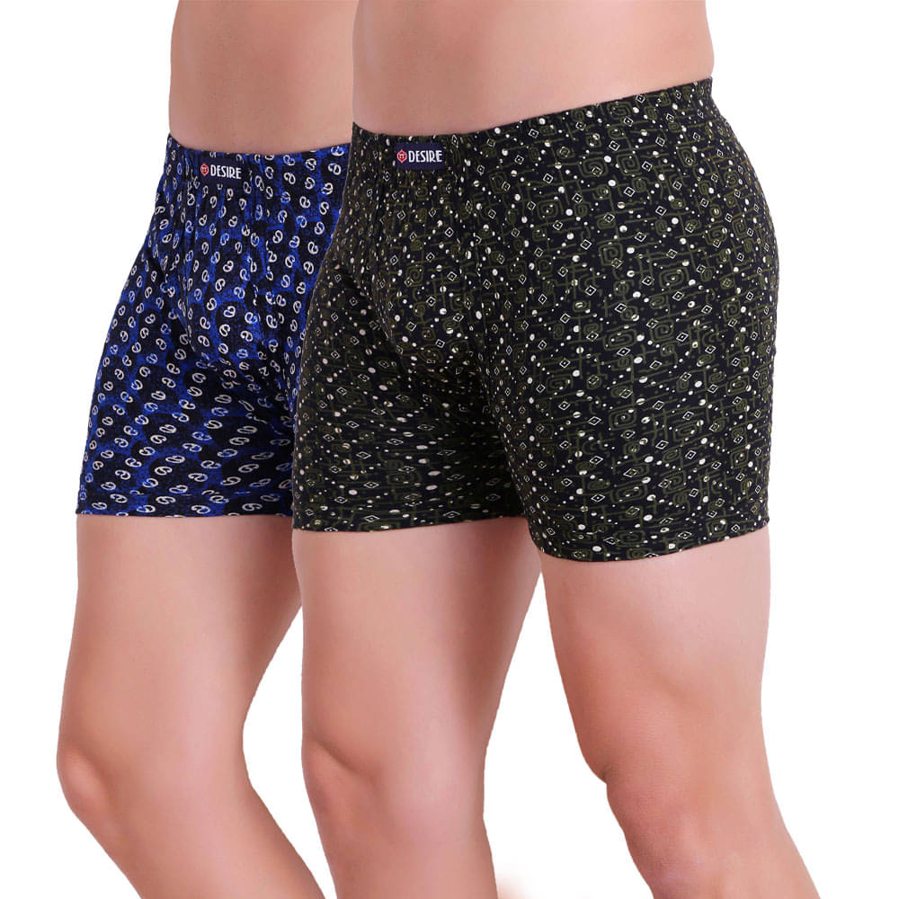 TT Pack of 2 Cotton Blend Trunk For Men's ( Green ) TT Pack of 2 Cotton Blend Trunk For Men's ( Green )