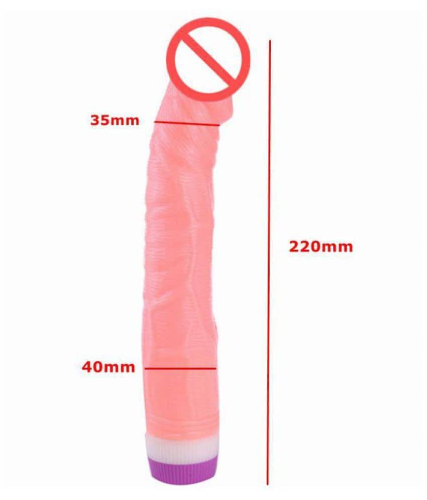 bbc vibrating dildo Uprize Remote Control Rising 8 Inch Vibrating Realistic Dildo Pink Flesh main image 1
