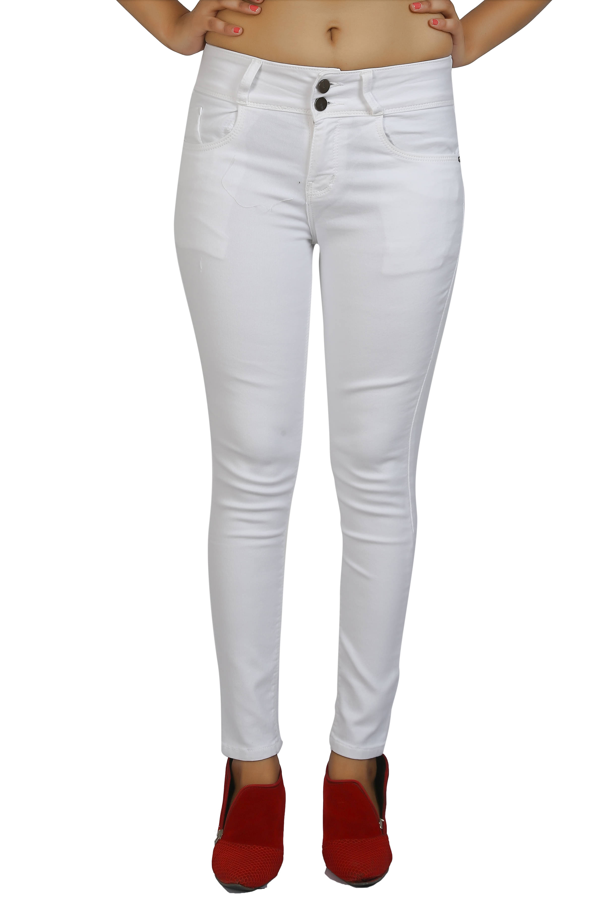     			FCK-3 Denim Jeans - White