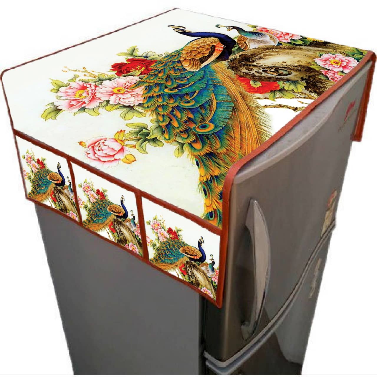 Luxuryhome Decor Single Jute Multi Fridge Top Cover