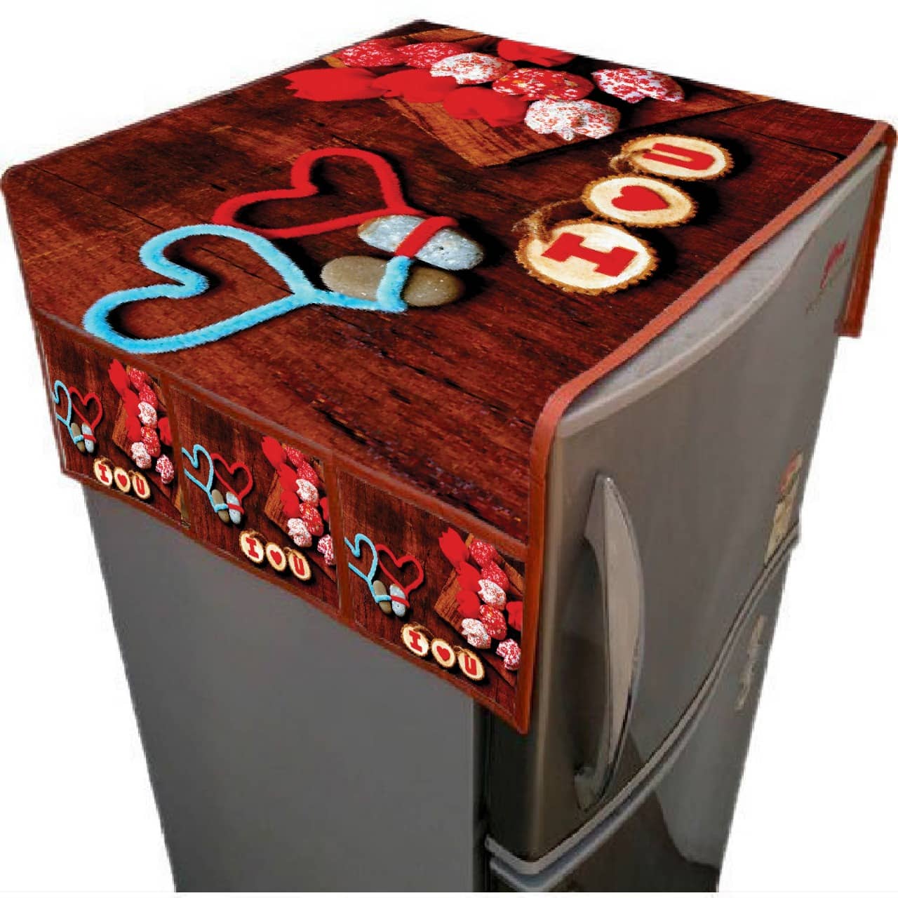 Luxuryhome Decor Single Jute Multi Fridge Top Cover