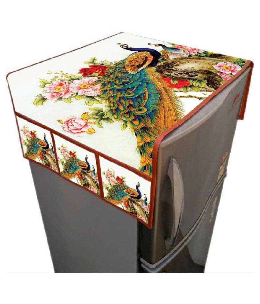 Luxuryhome Decor Single Jute Multi Fridge Top Cover Luxuryhome Decor Single Jute Multi Fridge Top Cover
