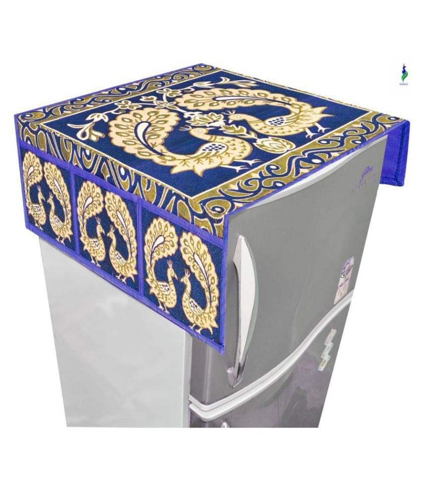 Luxuryhome Decor Single Polyester Multi Fridge Top Cover Luxuryhome Decor Single Polyester Multi Fridge Top Cover