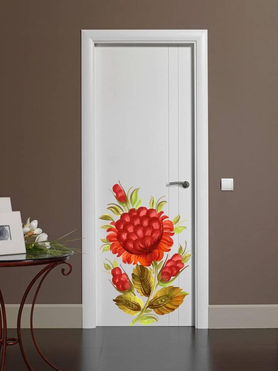 Decor Villa Door Sticker ( 38 x 58 cms )