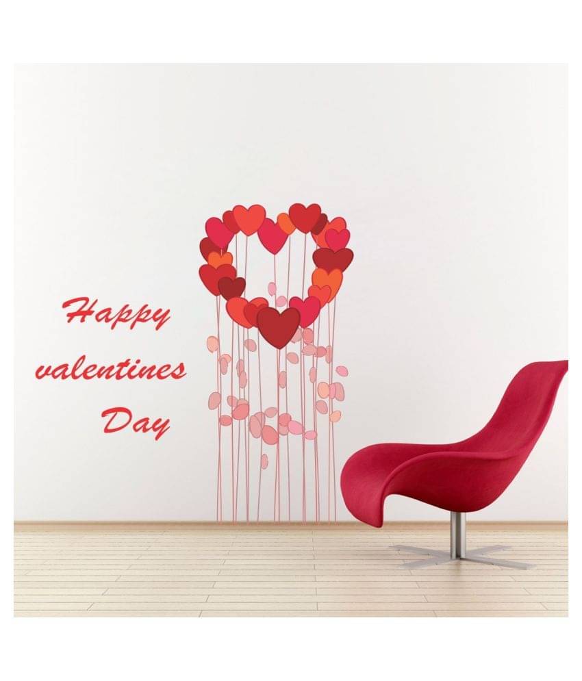 Decor Villa Happy Valentine's Day Sticker ( 35 x 60 cms ) Decor Villa Happy Valentine's Day Sticker ( 35 x 60 cms )