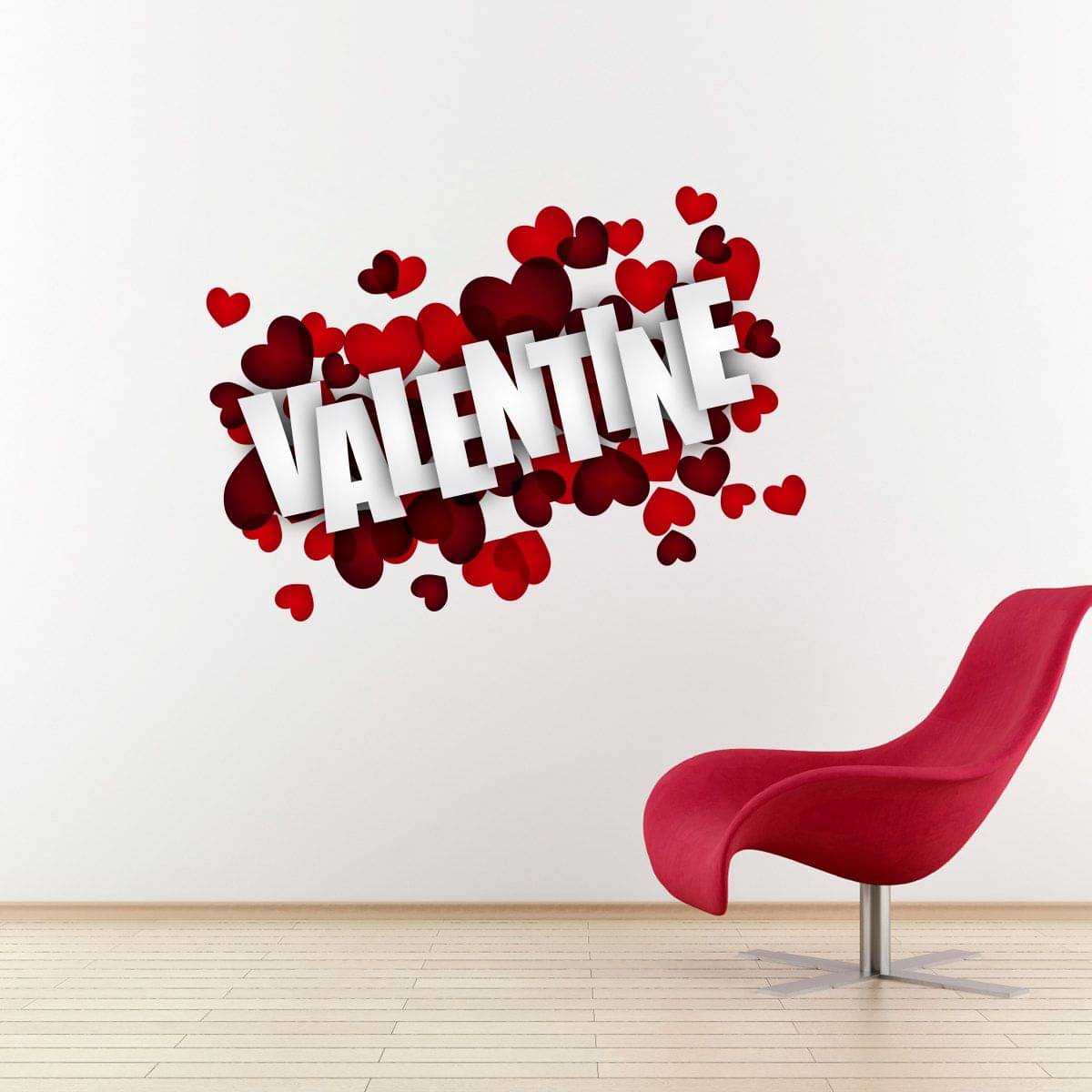 Decor Villa Happy Valentine's Day Sticker ( 35 x 58 cms ) Decor Villa Happy Valentine's Day Sticker ( 35 x 58 cms )