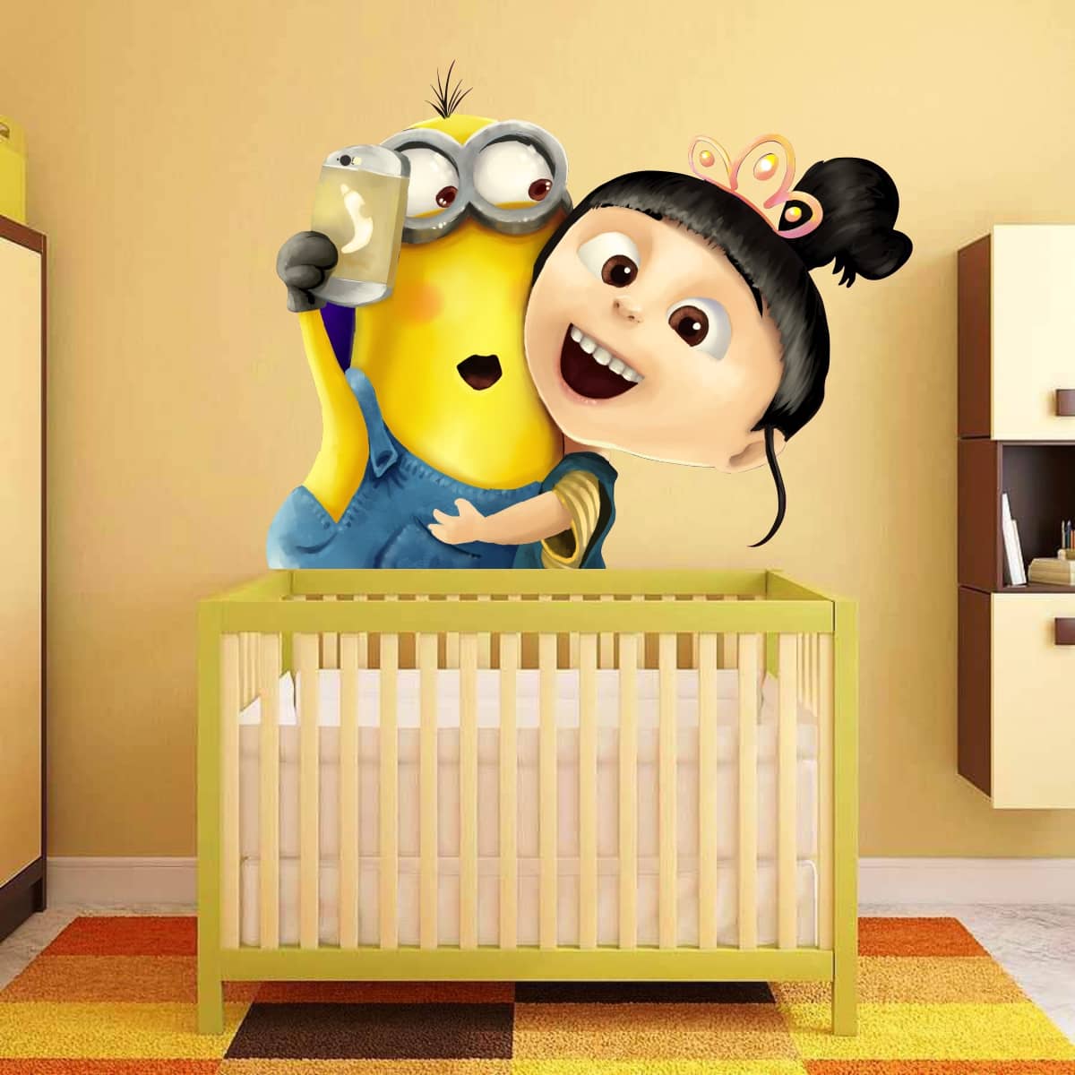 Decor Villa MINIONS Sticker ( 45 x 58 cms )