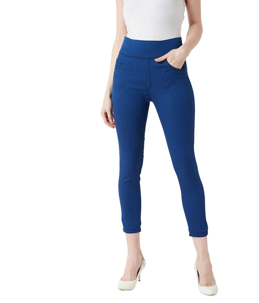     			Miss Chase Denim Jeggings - Blue