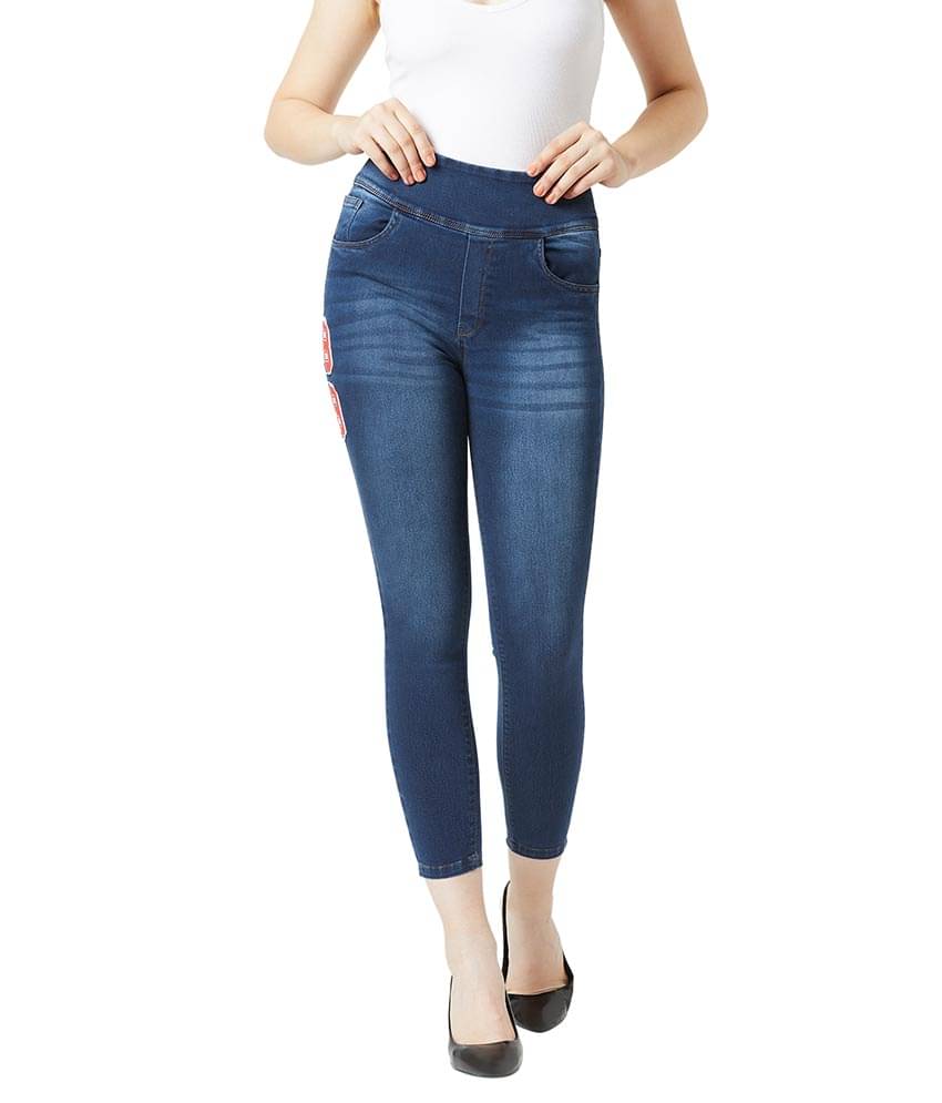     			Miss Chase Denim Jeggings - Blue