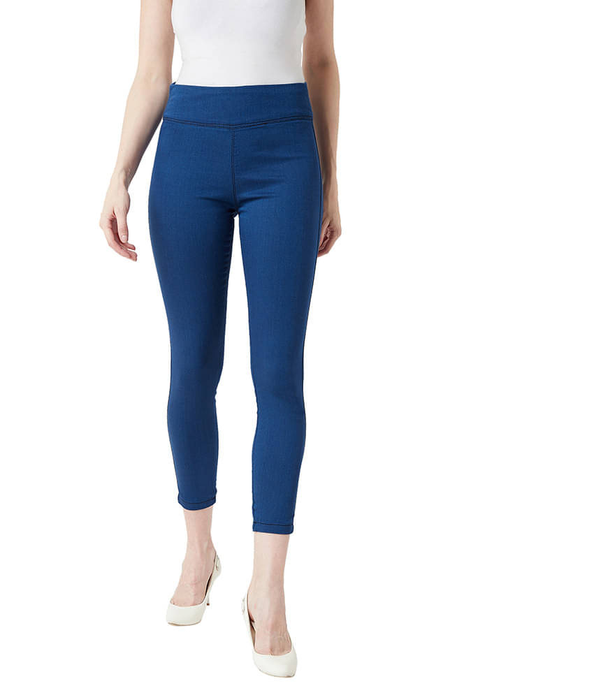     			Miss Chase Denim Jeggings - Blue