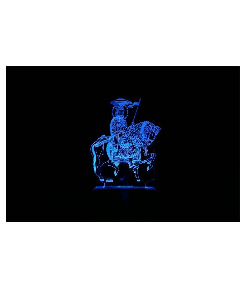     			SUPER AJANTA Lord Ramdev Pir 2031 3D Night Lamp Multi - Pack of 1