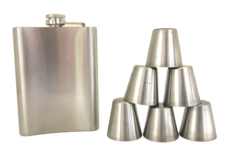     			Dynore Steel Hip Flask