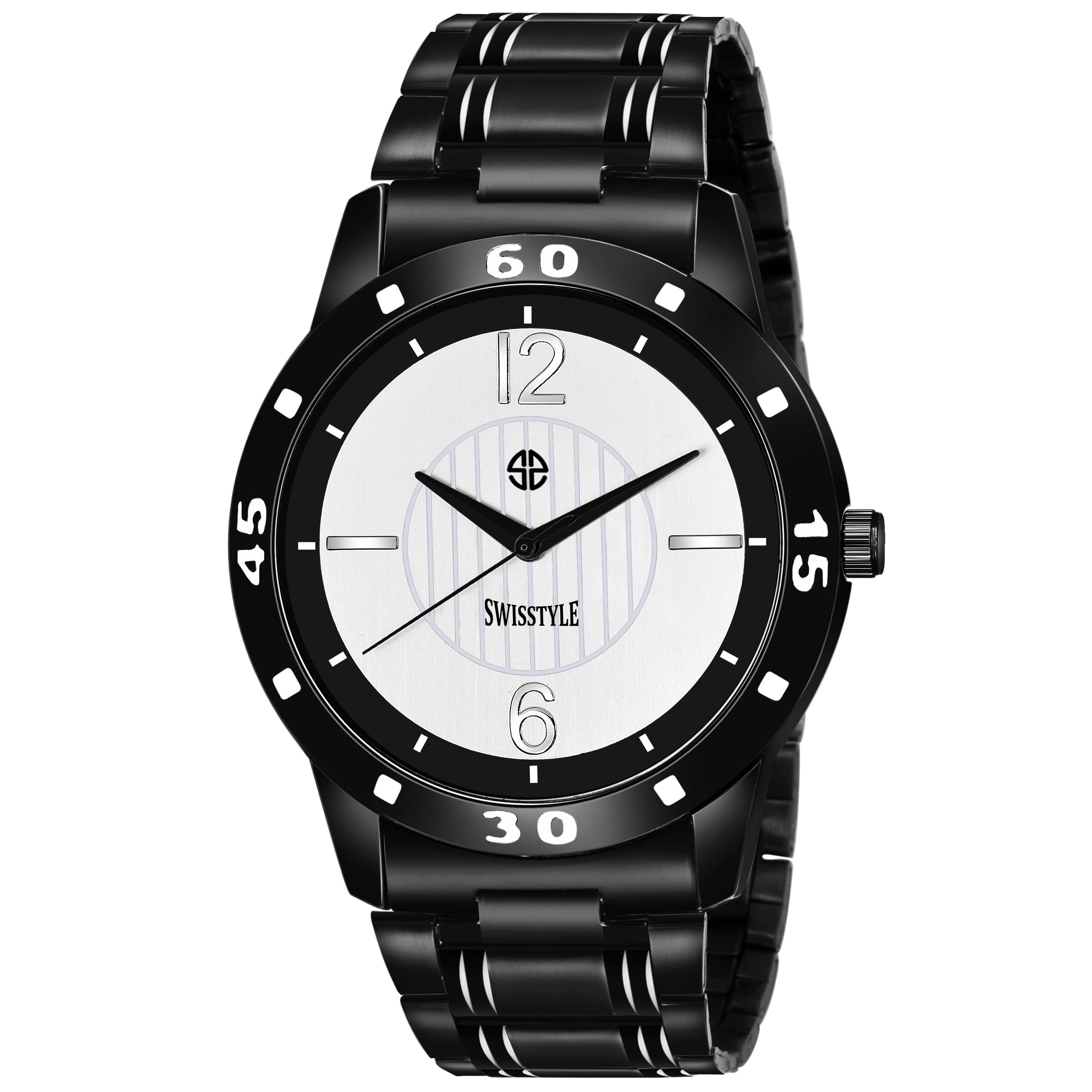     			Swisstyle SS-GR926-WHT-CH Stainless Steel Analog Men's Watch