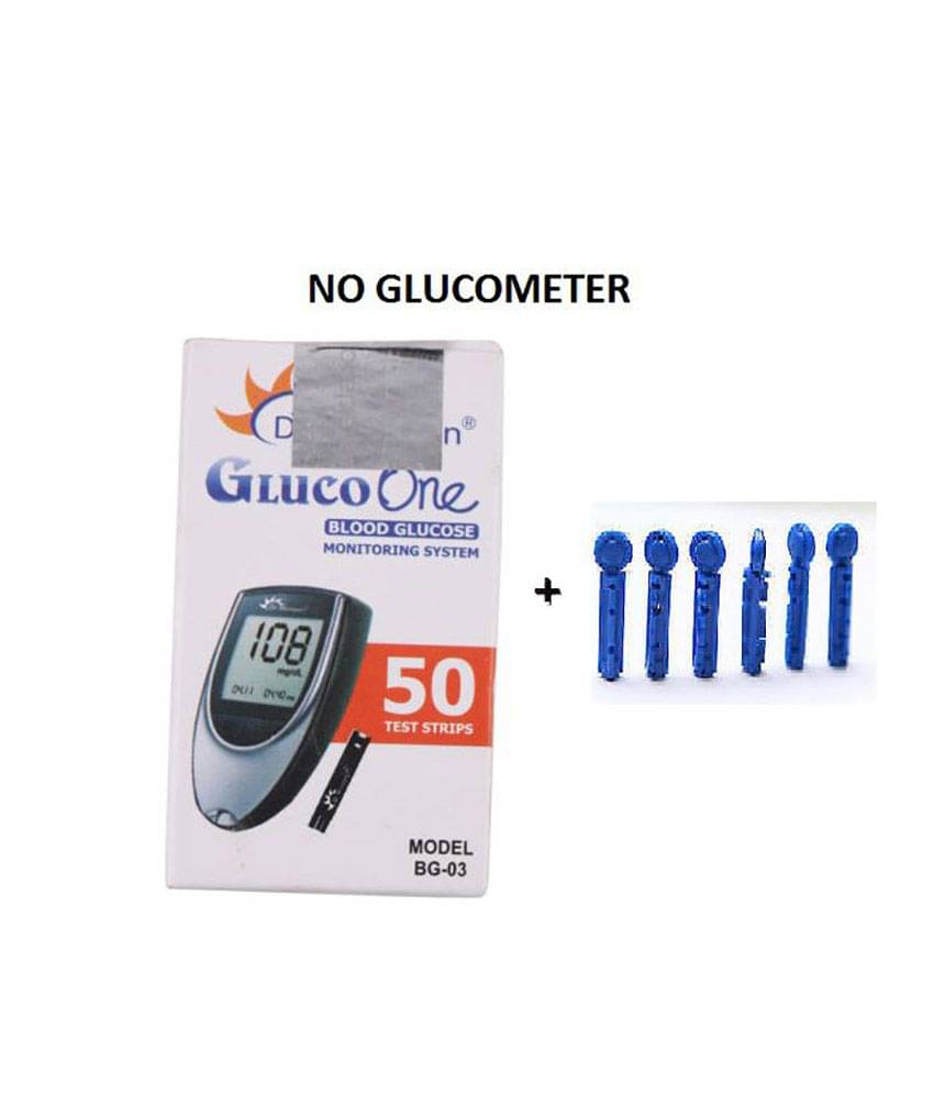     			Dr. Morepen 50 Sugar Test Strips For Bg03Glucometer (Strips Only Pack)