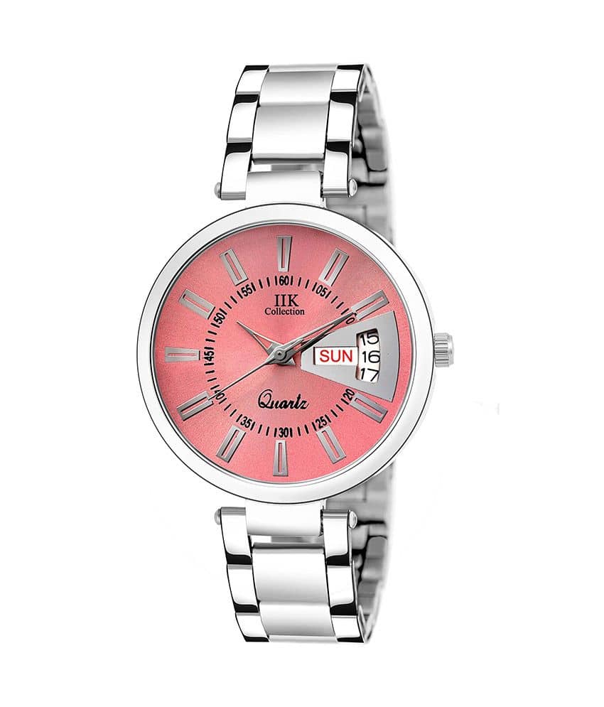 IIK COLLECTION Stainless Steel Round Womens Watch
