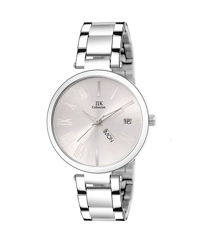 IIK COLLECTION Stainless Steel Round Womens Watch