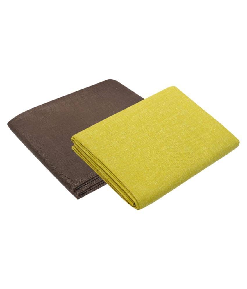 KUNDAN SULZ GWALIOR Multi Cotton Blend Unstitched Shirts & Trousers 1 Pant & 1 Shirt Pc For Men's KUNDAN SULZ GWALIOR Multi Cotton Blend Unstitched Shirts & Trousers 1 Pant & 1 Shirt Pc For Men's