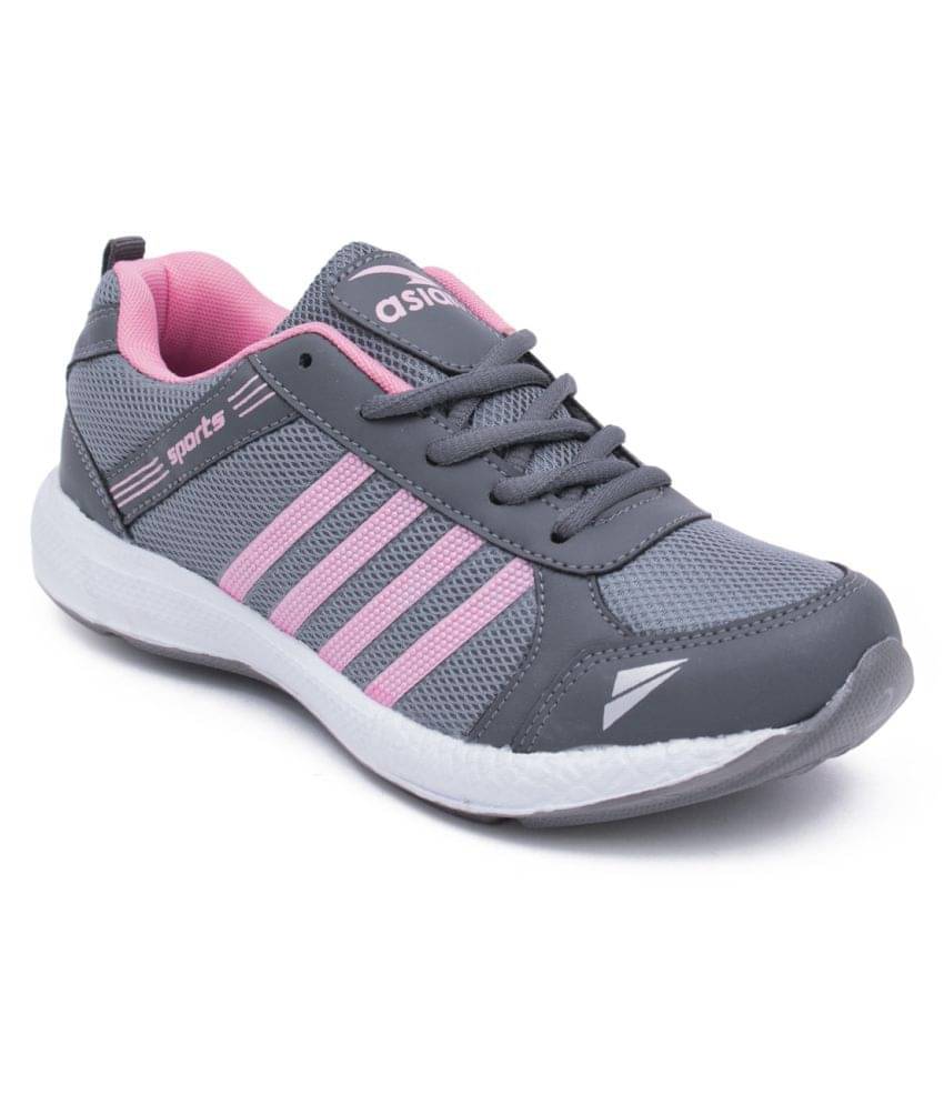     			ASIAN - Gray Women's Running Shoes