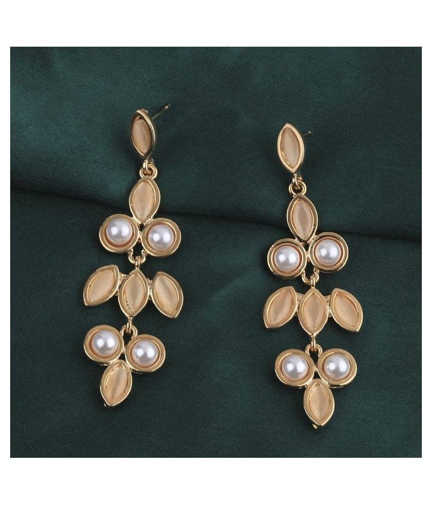     			SILVER SHINE Exclusive Delicated Patry Wear Pearl Earring For Women Girl