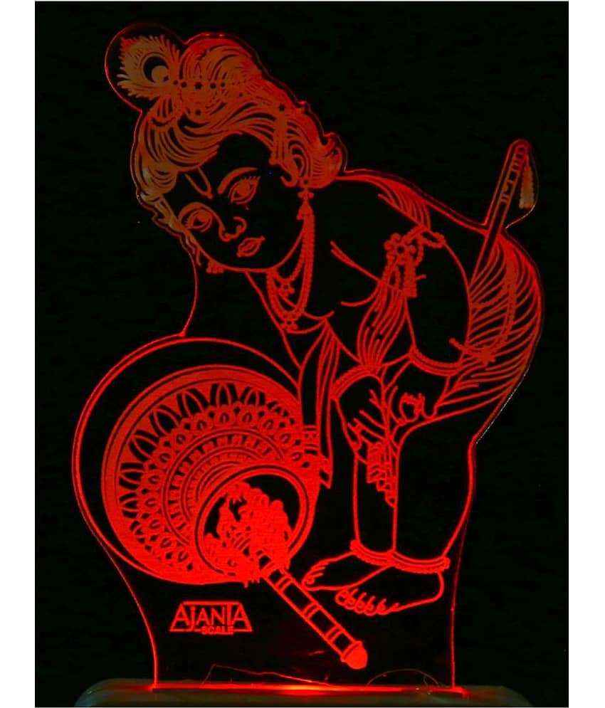 SUPER AJANTA 2020 Makhanchor Balgopal 3D Night Lamp Multi - Pack of 1 - Electricals | Buy online on ZillyBuy