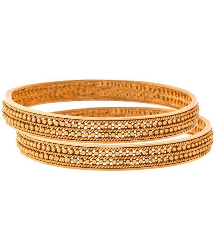Traditional Ethnic One Gram Gold Plated Bead Designer Bangle Set for Women & Girls - Bangles & Bracelets | Buy online on ZillyBuy