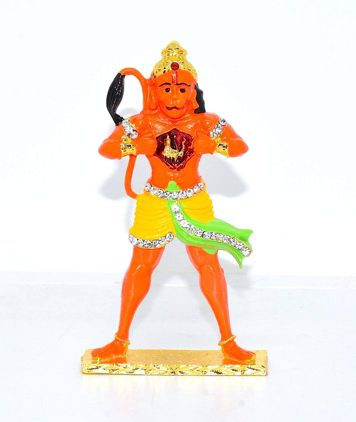     			RUDRA DIVINE Hanuman Brass Idol