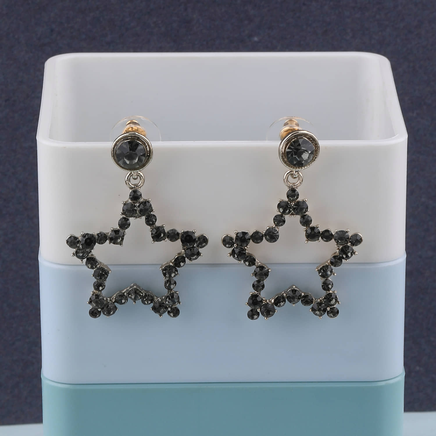 SILVER SHINE Charm Delicated Patry Wear Star Diamond Dangle Earring For Women Girl - Earrings | Buy online on ZillyBuy