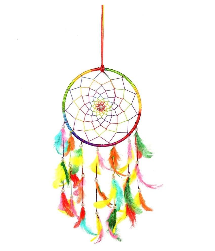 onrr collections Feather Multicolour Dream Catcher - Pack of 1 ( 30 X 15 cms ) onrr collections Feather Multicolour Dream Catcher - Pack of 1 ( 30 X 15 cms )