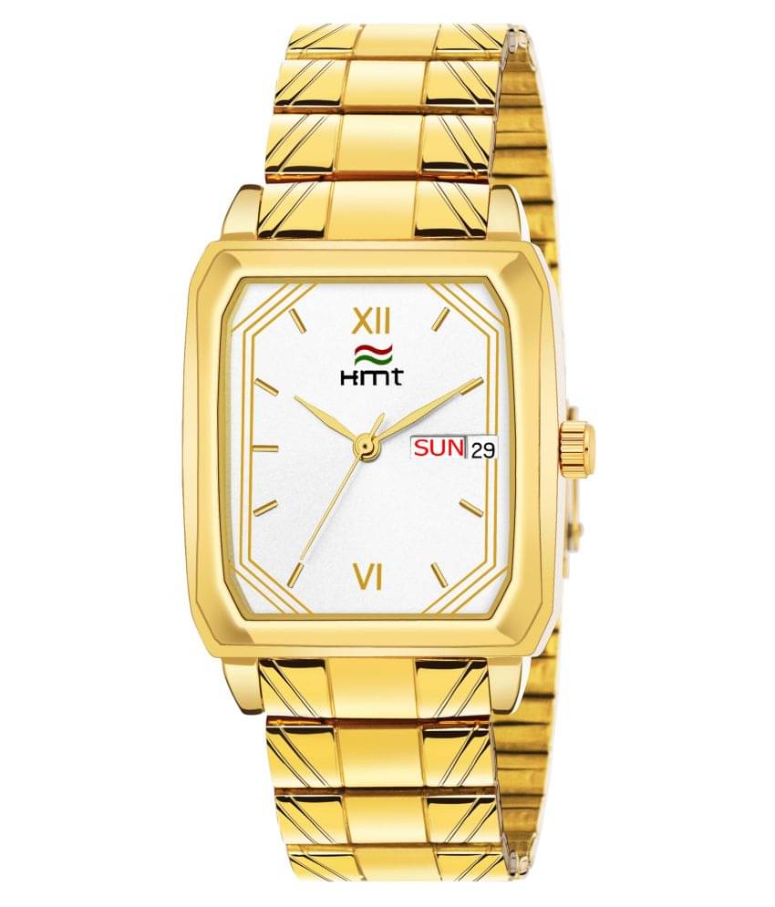     			Hemt HM-GS5000WHT-GLDCH-1 Stainless Steel Analog Men's Watch