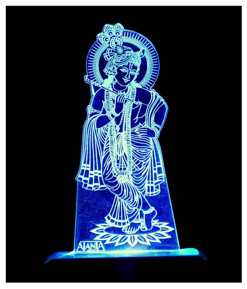 SUPER AJANTA Lord Krisna 2008 Night Lamp Multi - Pack of 1 - Electricals | Buy online on ZillyBuy
