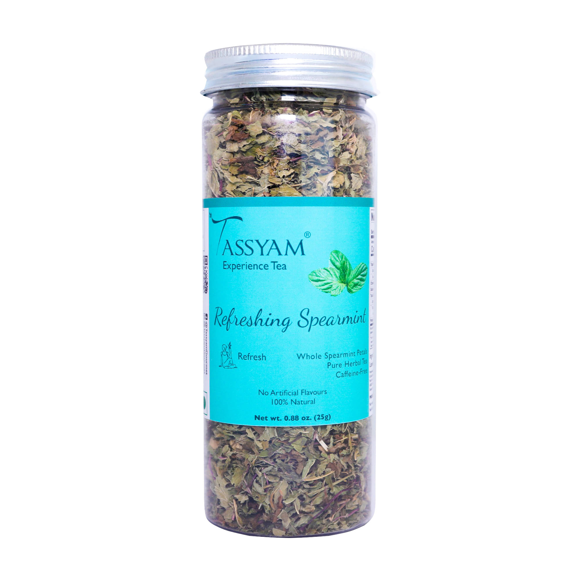 Tassyam Mint Tea Loose Leaf 25 gm     			Tassyam Mint Tea Loose Leaf 25 gm