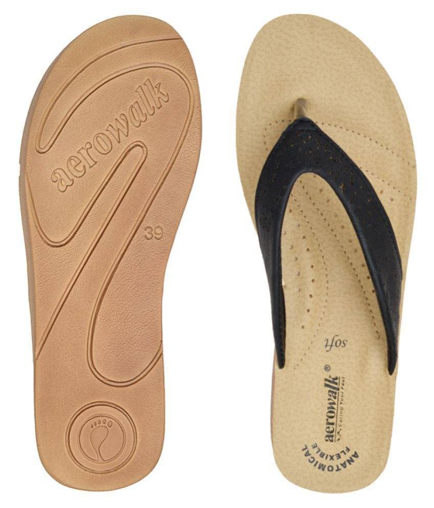     			Aerowalk -  Black Women's Flats