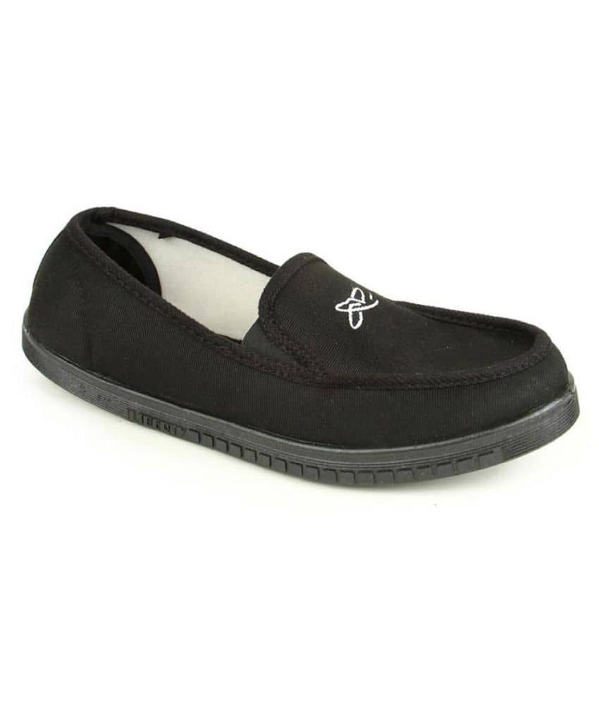 Liberty Black Men's Slip-on Shoes - Casual Shoes | Buy online on ZillyBuy